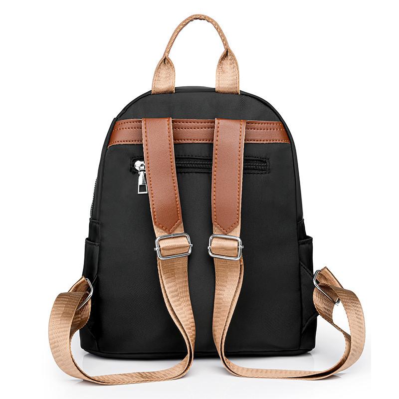 IELGY Backpack Large Capacity Ladies Oxford Cloth Lightweight School Bag Water Repellent