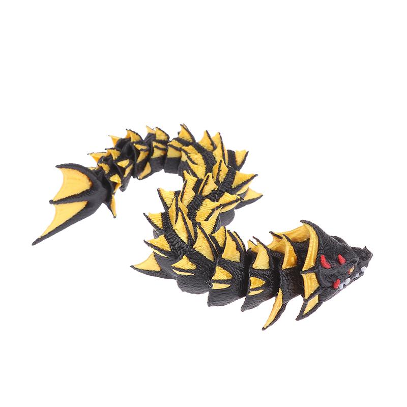 3D Printed Dragon Decoration Dragon Creative Toys Fun Home Office Decor Chinese Dragon Figurine For Kids Ages 6+