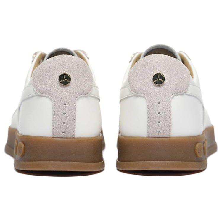 Li-Ning 1990 Anti-Slip Wear-Resistant Lightweight Low-Top Skate Shoes Women Sneakers White Gray ALHS028-2