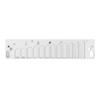 Harmonica Comb Part 12Hole Chromatic Scale Comb Frosted Silver Lightweight for HOHNER 270D