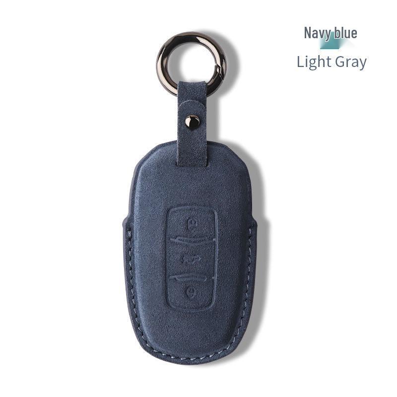 Premium Suede Key Case for Geely Panda Mini - Cute & Stylish Design for Men and Women