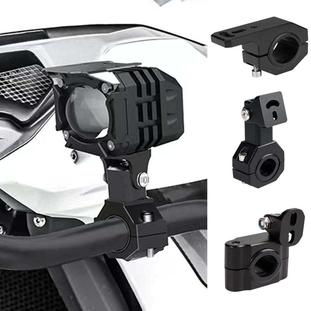 Motorcycle Light Bracket Aluminum Alloy Heavy-Duty Electric Scooter LED Light Mounting Bracket For Night Highway Riding Touring