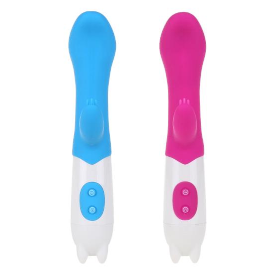 Automatic Vibrator 12 Frequency Double Rod Silicone Electric Sex Toy for Adults