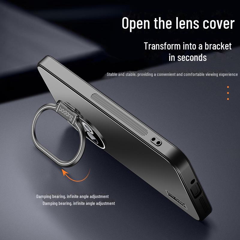 Huawei Nova13/Nova13Pro/Nova12Pro Kryt objektivu s plným pokrytím a pouzdro proti pádu se stojánkem