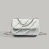 Elegant Leather Flip-top Crossbody Bag For Women Luxury Designer Small Square Bag Shoulder Handbags Ladies Commuter Tote Purse