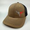 Unisex Printed Bull Mesh Baseball Cap Sun Protection Breathable Adjustable Hat Outdoor