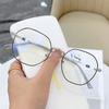 Internet Celebrity New Polygonal Kickoff Glasses Frame, Can Be Matched with Flat Glasses Ins Fashion Frame Glasses Tide
