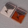 Mahogany Thumb Piano: 21-Key and 17-Key Kalimba Student Finger Piano Portable Musical Instrument