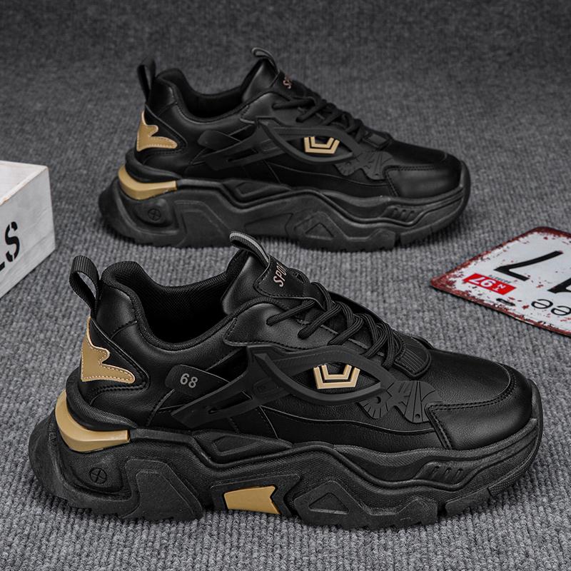 

Новые мужские модные повседневные низкие спортивные туфли для студентов с толстой подошвой, удобные кроссовки для мальчиков, классические дышащие баскетбольные туфли для мужчин 39 чёрный