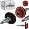 Farmer Screws GTF02P Panhead 4.8x20mm RAL 3009