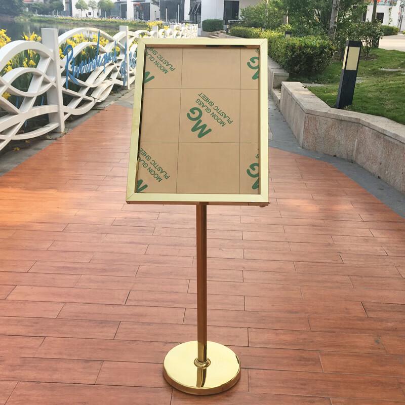Rongyu Stainless Steel Vertical A3 Display Sign Holder