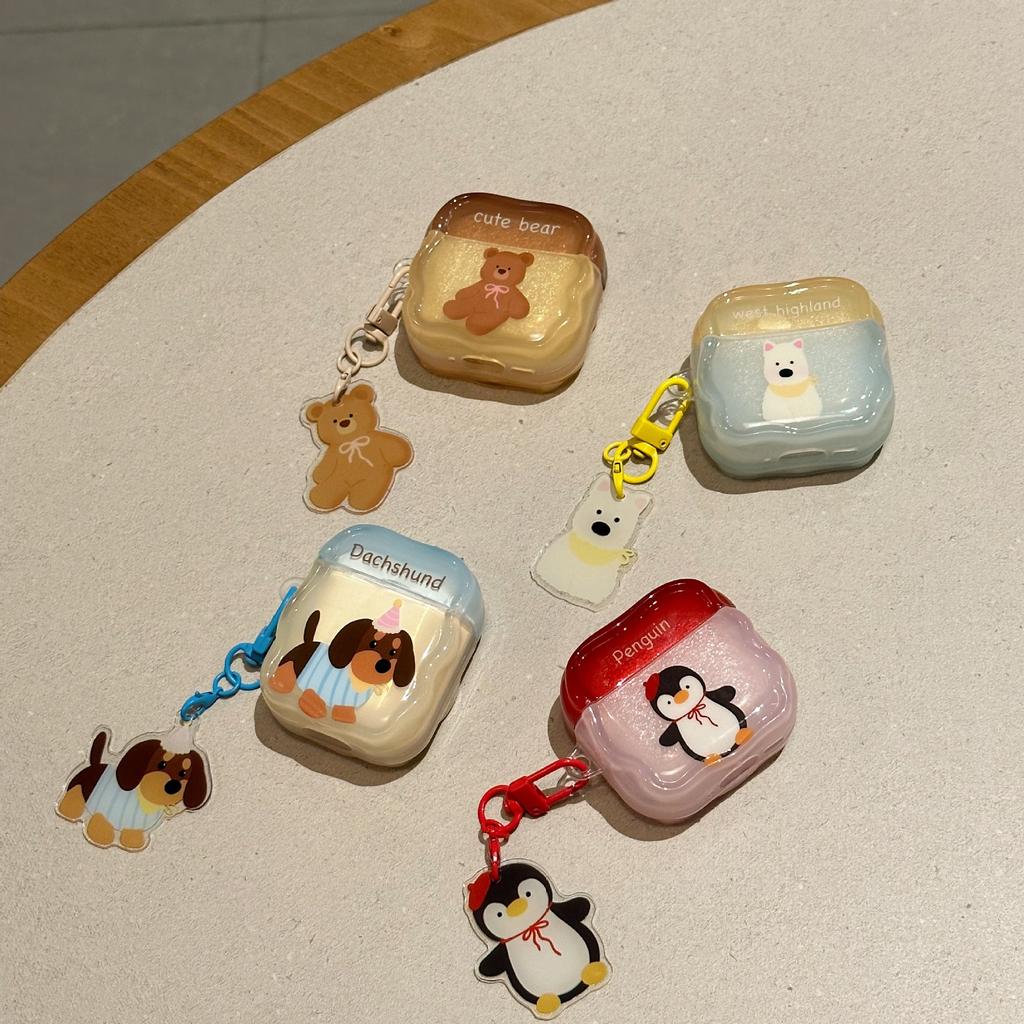 Cartoon Jellycat Animal Suitable for AirPods Pro1 Silicone Protective Cover 1 Generation Earphone Cover 1/1 Generation Cute