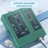 Ethernet Cable Mapper and Telephone Continuitys Cable Tester for RJ45 RJ11 RJ12 CAT5 CAT6 POE Networking Testing Tool