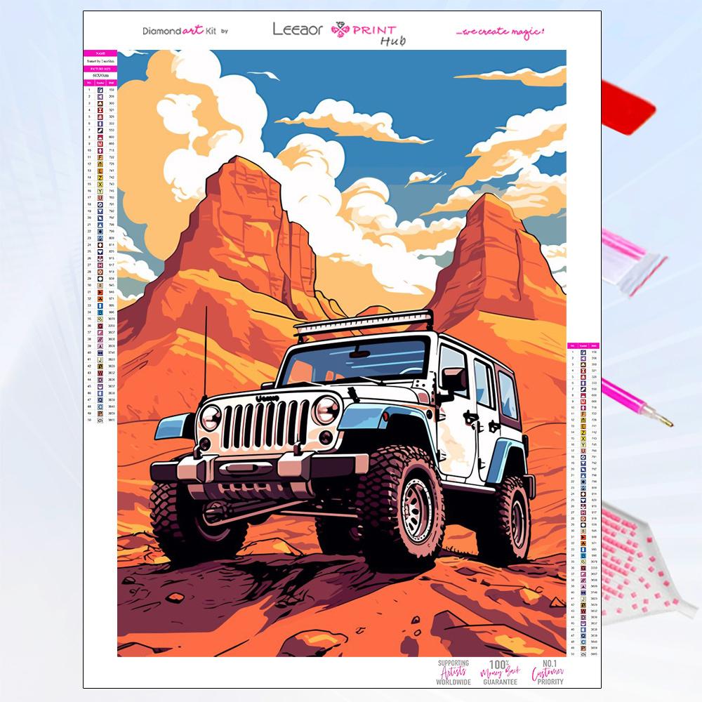 Kolorowe Samochody Malowanie Diamentowe Nowość 2026 Ulubione Zabawki Chłopców Pełna Mozaika z Cyrkonii Haft Zestaw do Haftu Krzyżykowego Dekoracja Domu
