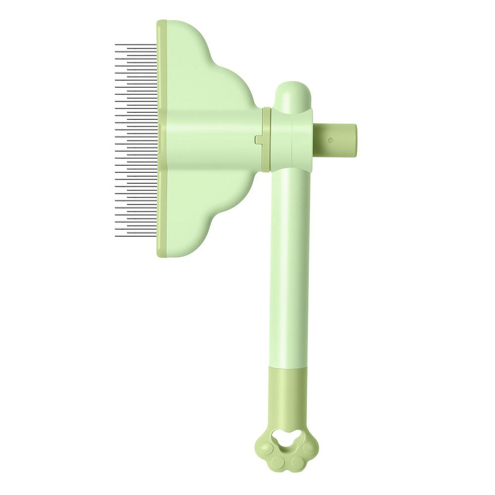 Rotating pet row comb, cat and dog row comb, dense tooth needle comb, one-click hair removal, multi-functional special pet comb