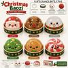 Santa Reindeer Snowman Dumpling Squishies Stress Relief Fidget Toy  Christmas Holiday Party