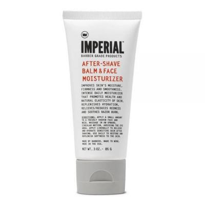 Imperial Barber Grade Products After Shave Balm & Face Moisturizer - Men's 3 Oz Soothing Post Healing Soothing and Hydrating Travel Size
