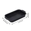 Pan Cookware with Handles Steak Barbecue Grill Plate for Fire Picnic Indoor Outdoor Cooking