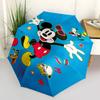 Mickey Mouse,Pluto Automatic Umbrella   Tri Fold Portable Umbrella, Best Holiday Gift for Men and Women, Durable Iron Frame, Playful Design,
