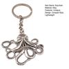Keychain Pendant Octopus Design Multi-Tentacled Ocean Charm Alloy Key Chain Compact Size Backpack Bag