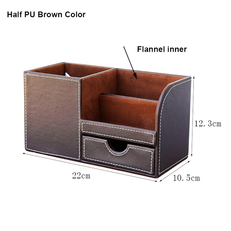 Organiseur de bureau multifonctionnel, support de papeterie, porte-crayons, porte-stylos, organisateur pour accessoires de bureau, boîte de rangement pour fournitures