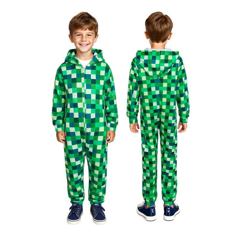 Costume da Cosplay di Minecraft per Halloween in Tessuto di Poliestere per Adolescenti