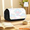 1pc Cinnamoroll Pencil Case Suitable for School & Travel - Large Capacity Double-Layer Flip-Top Organizer with Cinnamoroll Print, Multi-Functional Mak