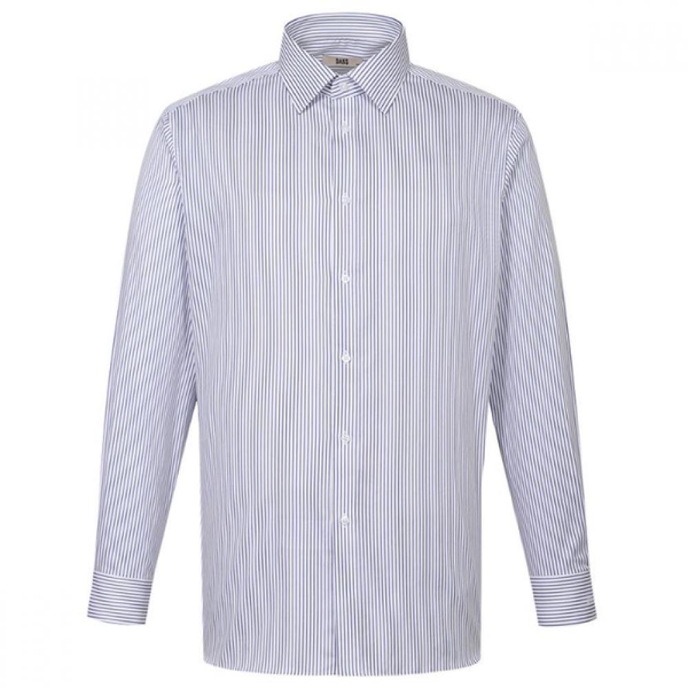 Daks Cotton Blend Stripe Regular Fit Dress Shirt Dms1shdl120b1