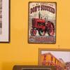 Vintage Metal Wall Sign Retro Garage Decor Waterproof