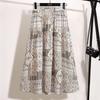 Women's Long-Sleeve Knit Top and Skirt Set