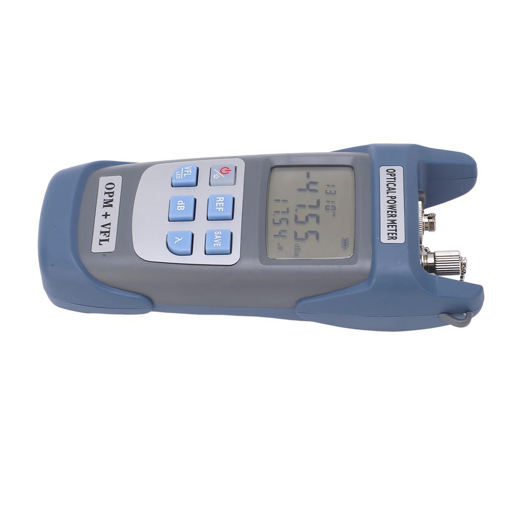 Optisk effektmåler med høy effektivitet 10MW 10km utgangsavstand optisk effekttester med LED-lys