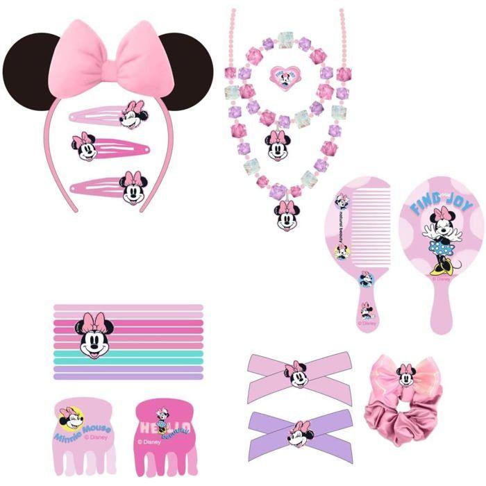 Set de beauté - Minnie Mouse - Disney – Coffret coiffure et bijoux