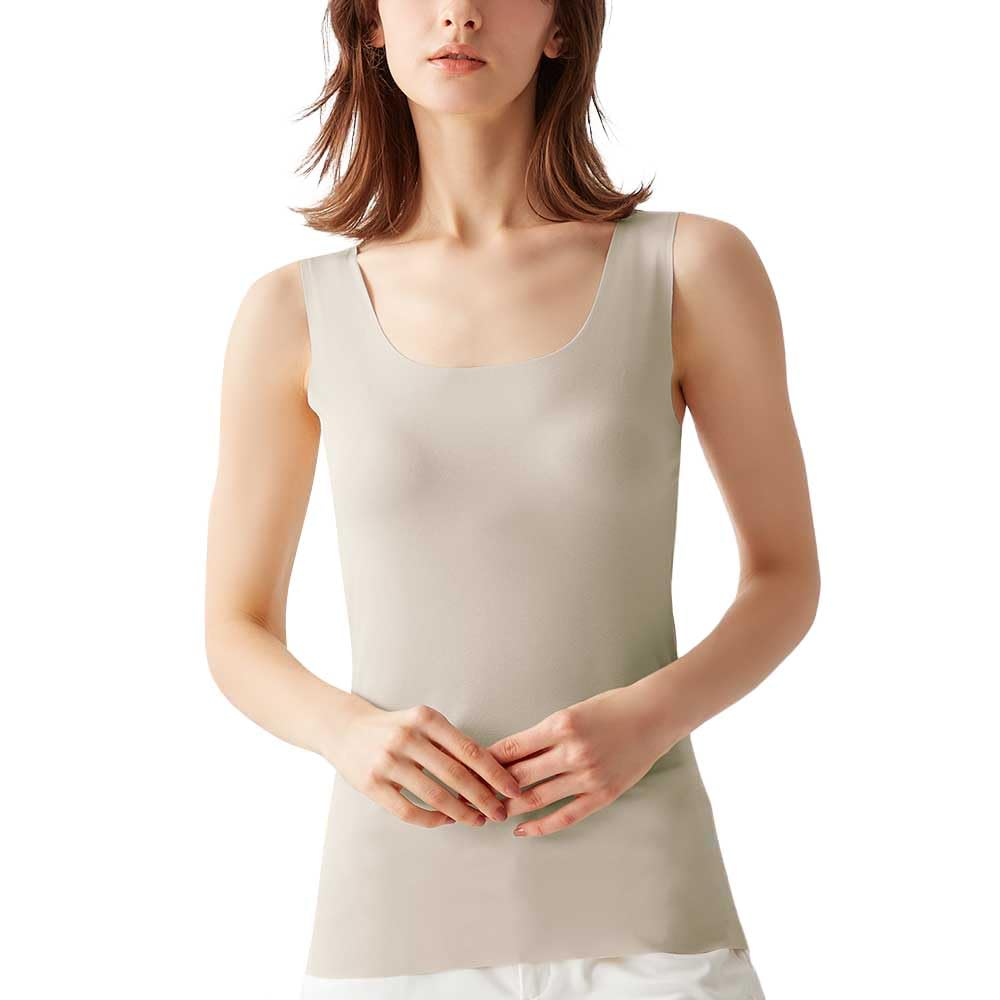 

Innerwear KIREILABO Fitte 3D Cup Tank Top with Cups KB3158K White Beige [Gunze] Women s