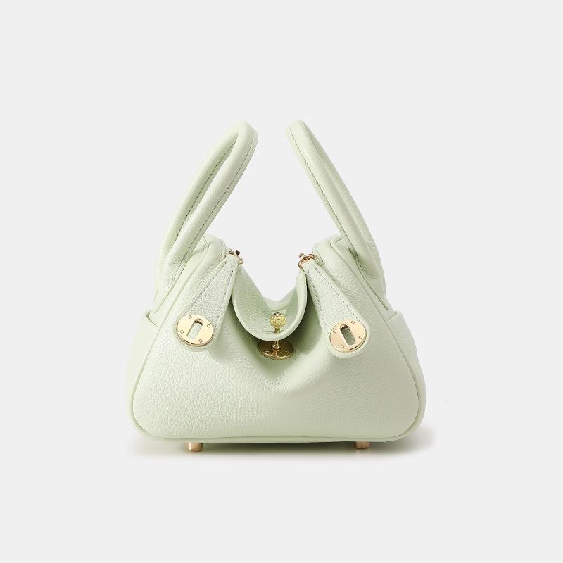 Klasická taška Lindy Zlatá/Stříbrná přezka Velká Crossbody taška přes rameno