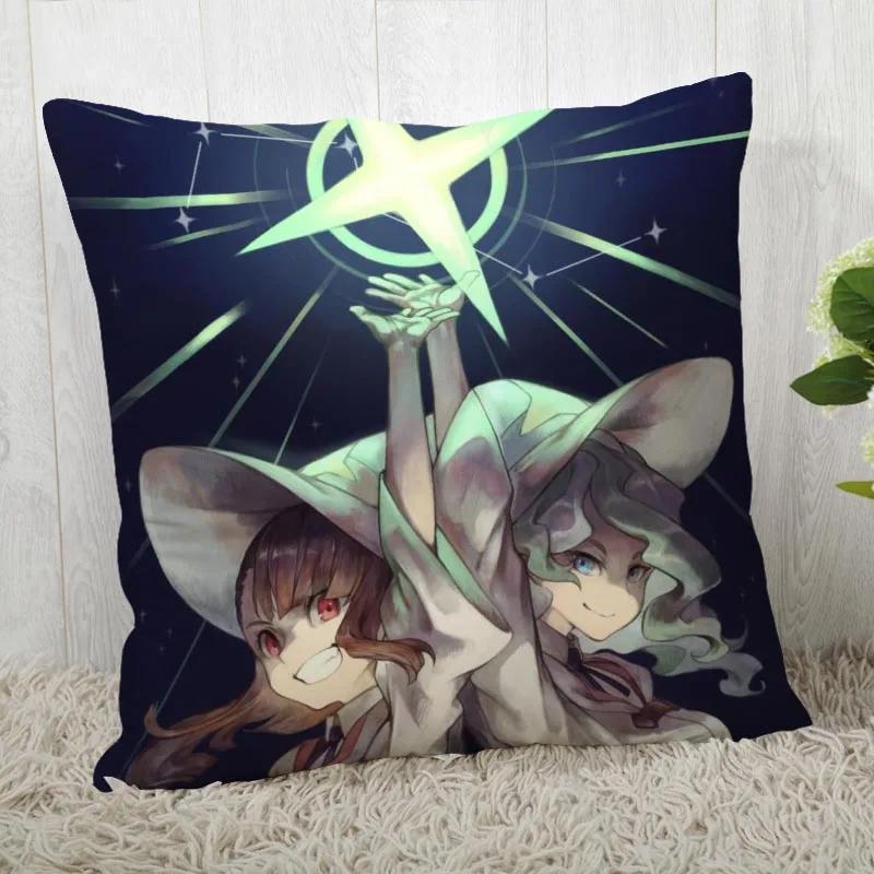 Little Witch Academia Pillow Cover Customize Pillowcase Modern Home Decorative Pillow Case For Living Room