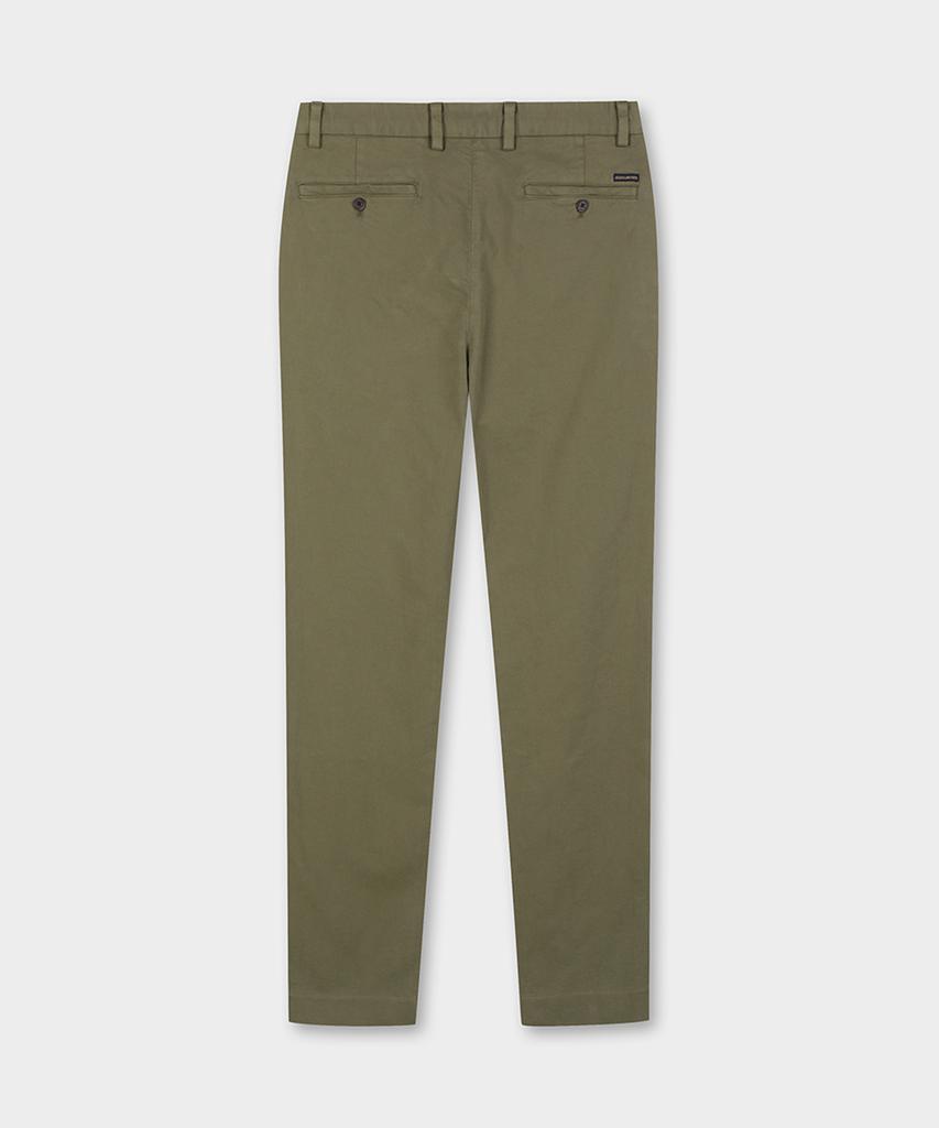 BROOKS BROTHERS Broken Twill Chino Pants (Olive) (Bbpcmm06264Ef)