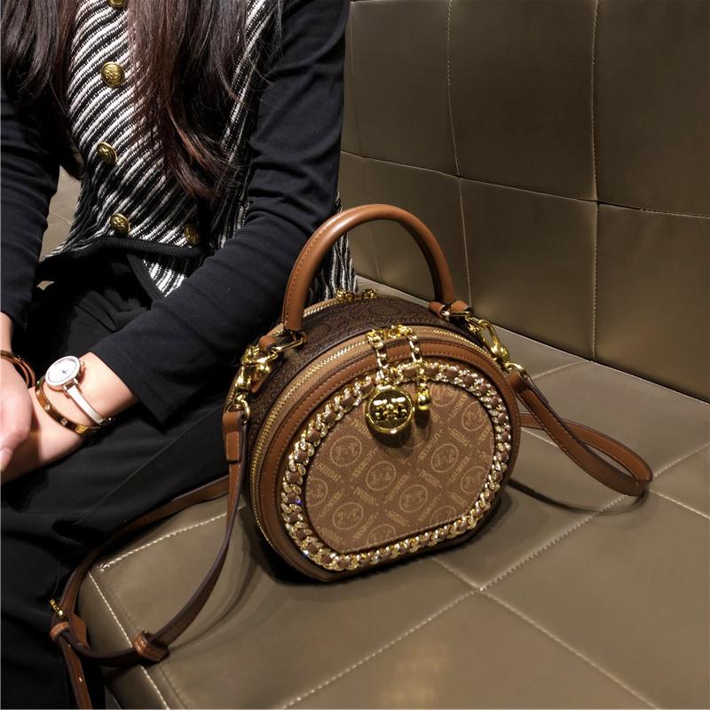 2025 Neue Damen Kleine Runde Umhänge-Mini-Handtasche