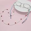 Pearl Bead Anti-lost Face Mask Necklace Mask Cord Holder Acrylic Beaded Chain Crystal Glasses Chain