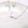 Cavigliera minimalista con incrocio, stile classico, gioielli minimalisti alla moda ipoallergenici