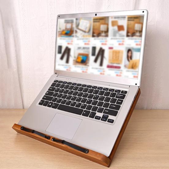 Çocuklar İçin Bambu Kitap Standı, Çocuklar İçin Ayarlanabilir Katlanabilir Okuma Rafı, Ders Kitapları İçin Çok Fonksiyonlu Masaüstü Kitap Tutucu