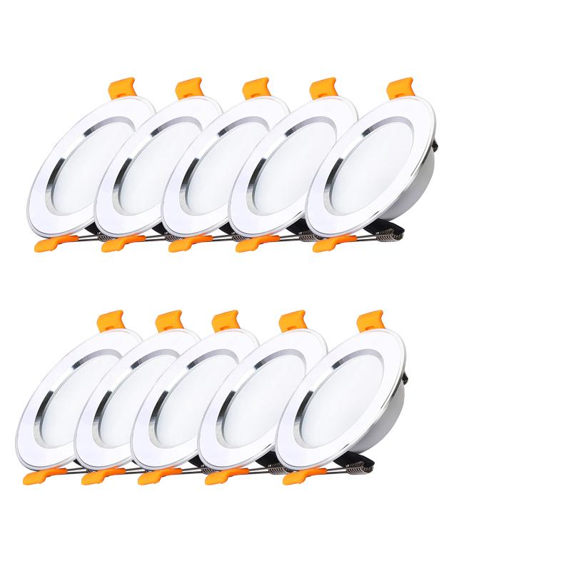 10Gb LED apakšgaismas padziļināta griestu punktlampa