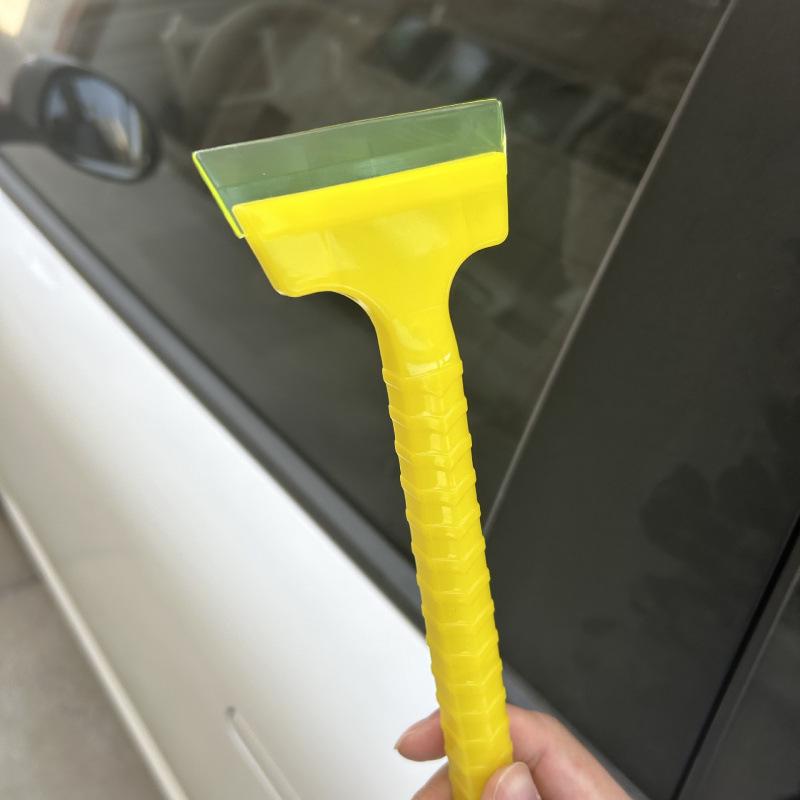 Multi-Functional Cowhide Snow Shovel & Ice Scraper