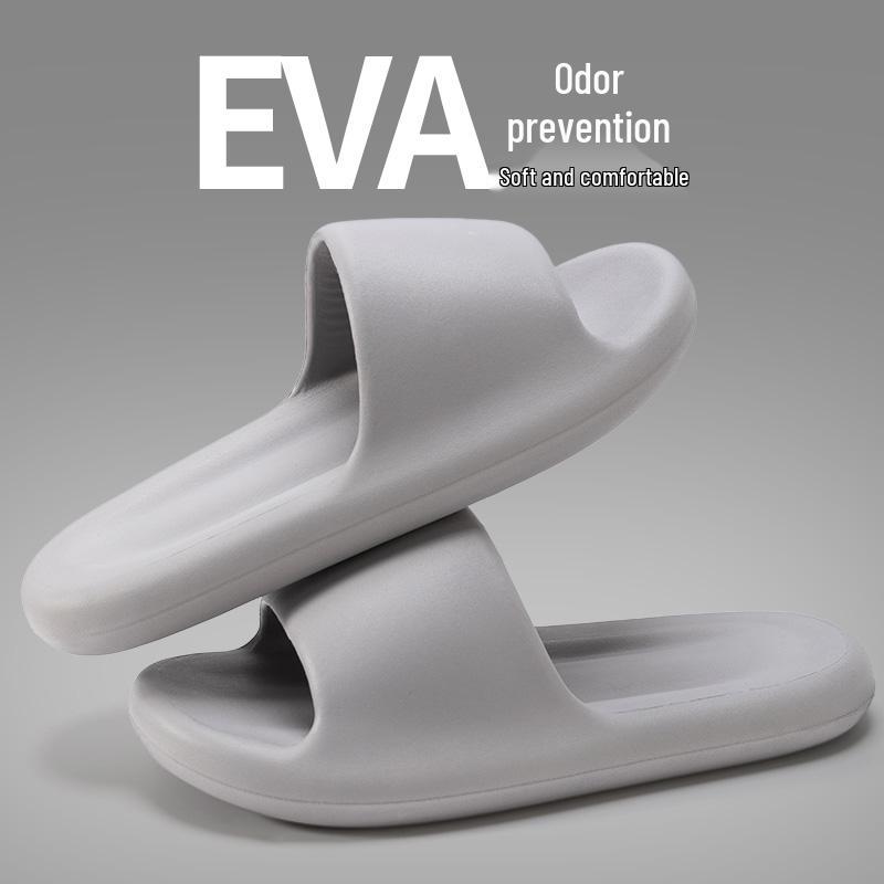 Silent Non-Slip Summer Slippers for Men & Women - Indoor EVA Comfort