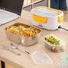 Electric Lunch Box - Lunffi - InnovaGoods - 1.5 L - Stainless Steel - Foldable