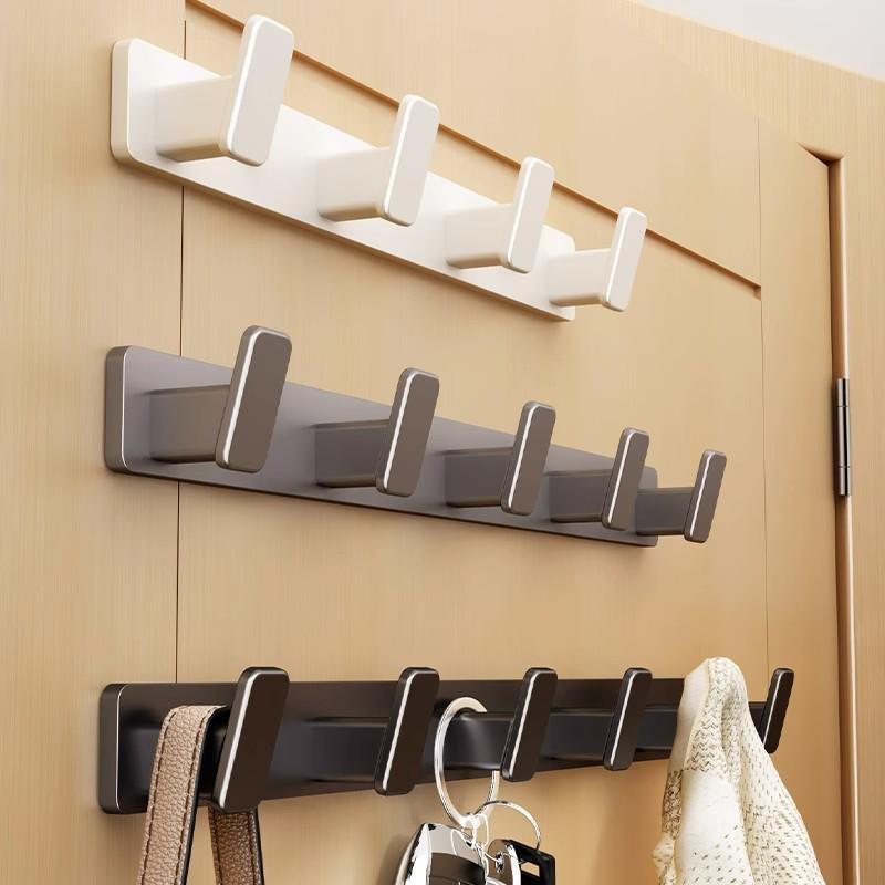 No-Drill Wall-Mounted Clothes Hook & Coat Rack for Entryway/Hallway