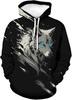 26 New Men's Clothing Popular Animal Printing Series 3D Printing Hoodie Children's Sweater Men's