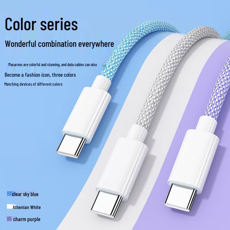 Copper Wire Fast Charging USB-C Car Cable for Huawei and Xiaomi