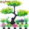 Plastic Aquarium Artificial Plants Lifelike Undersea Simulation Water Grass Funny Aquatic Plants Ornament