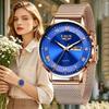 LIGE Modische Damen Uhren Ultra Dünn Elegant Damen Quarz Luxus Wasserdicht Datumsanzeige Freundin Liebhaber Geschenk Reloj Para Mujer