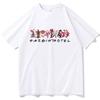 Camiseta Estampada Gráfica Hazbin Hotel Anima Cuello Redondo Manga Corta Unisex Moda Casual Algodón Camiseta Oversize Harajuku